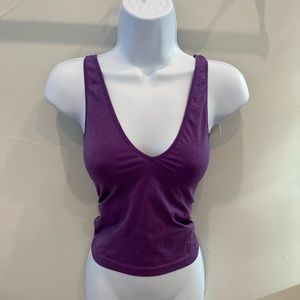 Victoria’s Secret BODY Shimmer Purple Tank Top Small